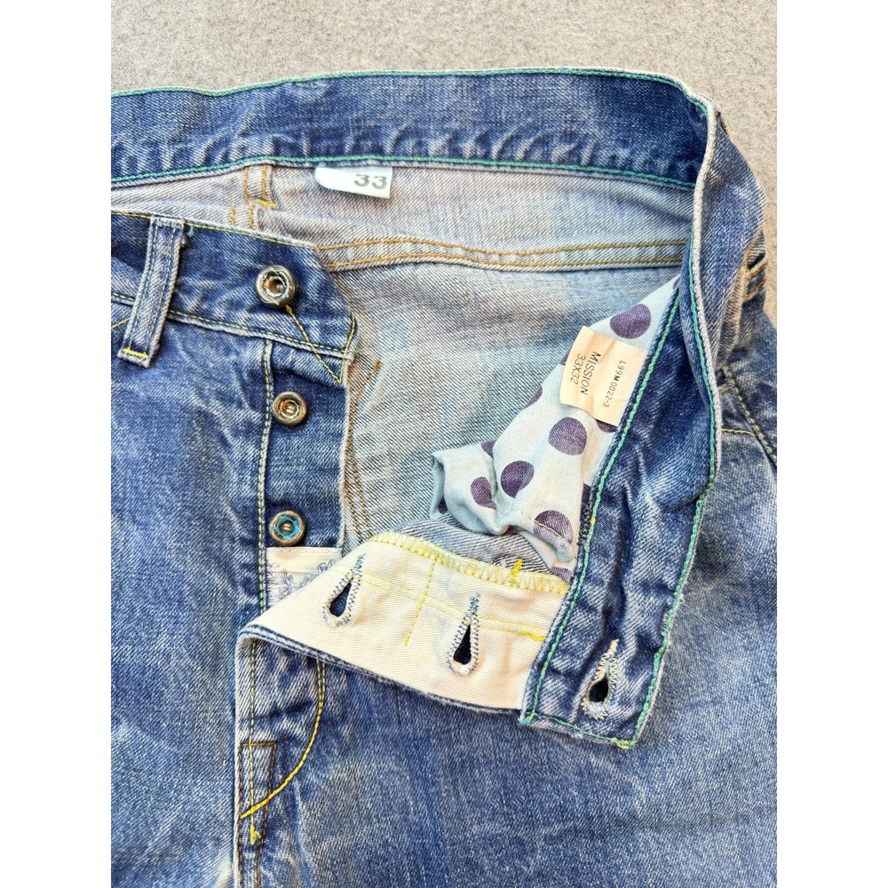 Loomstate Men's Jeans 32x28 Organic Cotton Button Fly Blue Denim - Picture 7 of 12